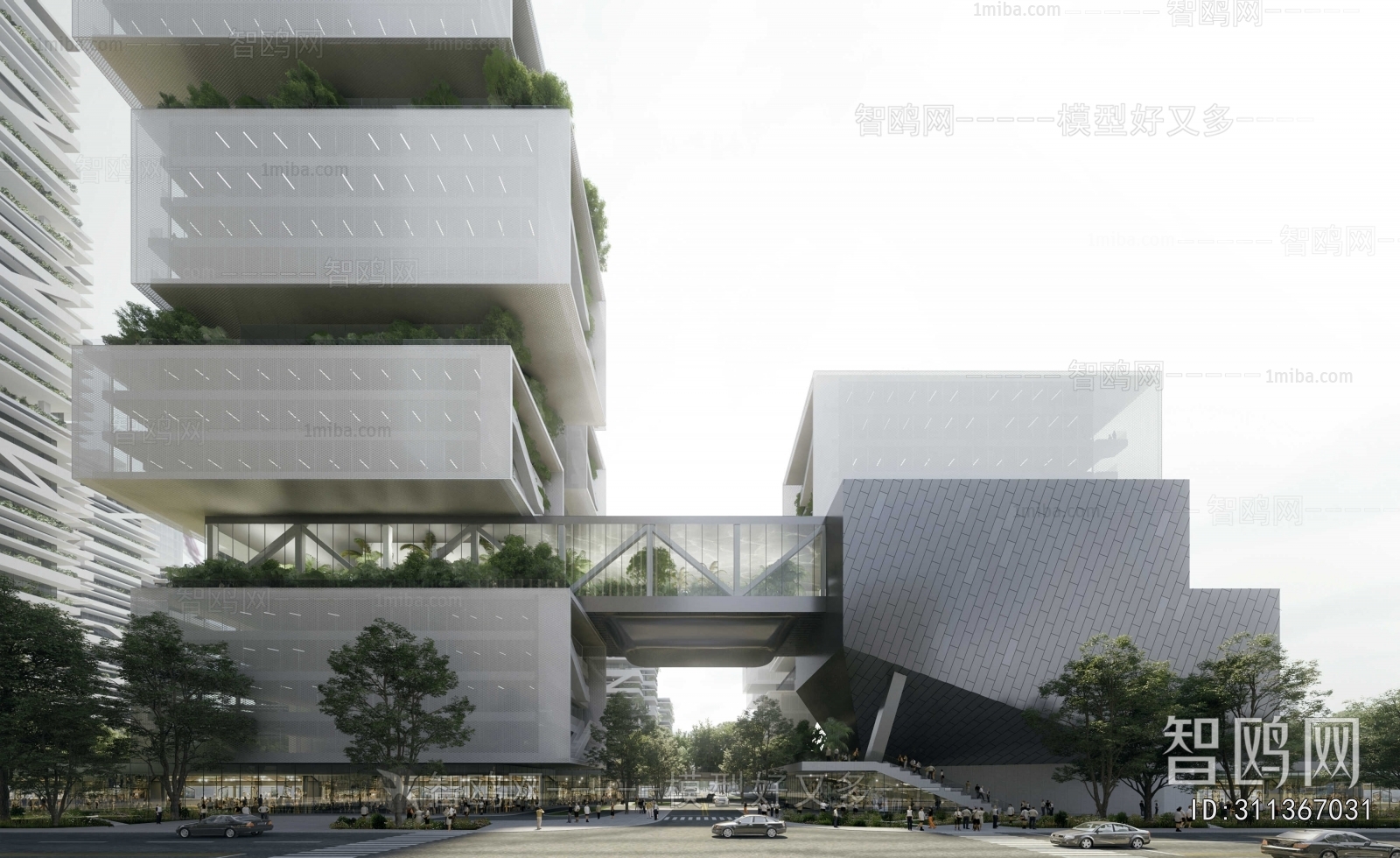 Modern Appearance Of Commercial Building