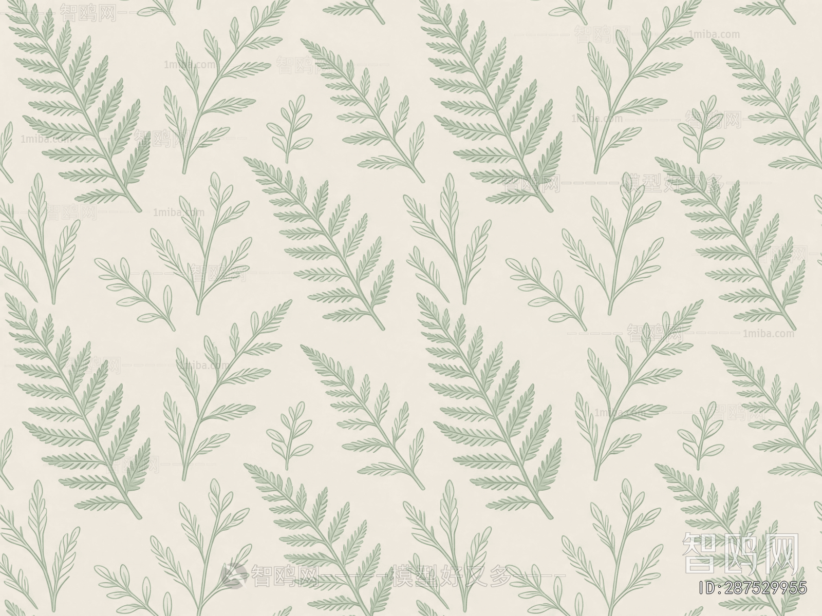 Animal And Plant Pattern Wallpaper