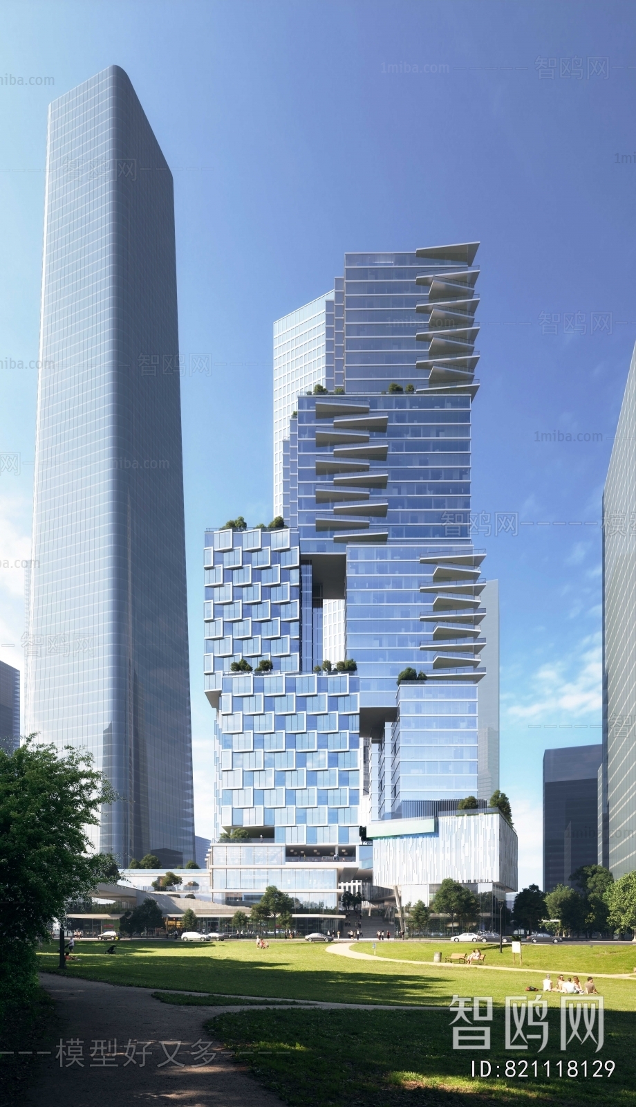 Modern Appearance Of Commercial Building
