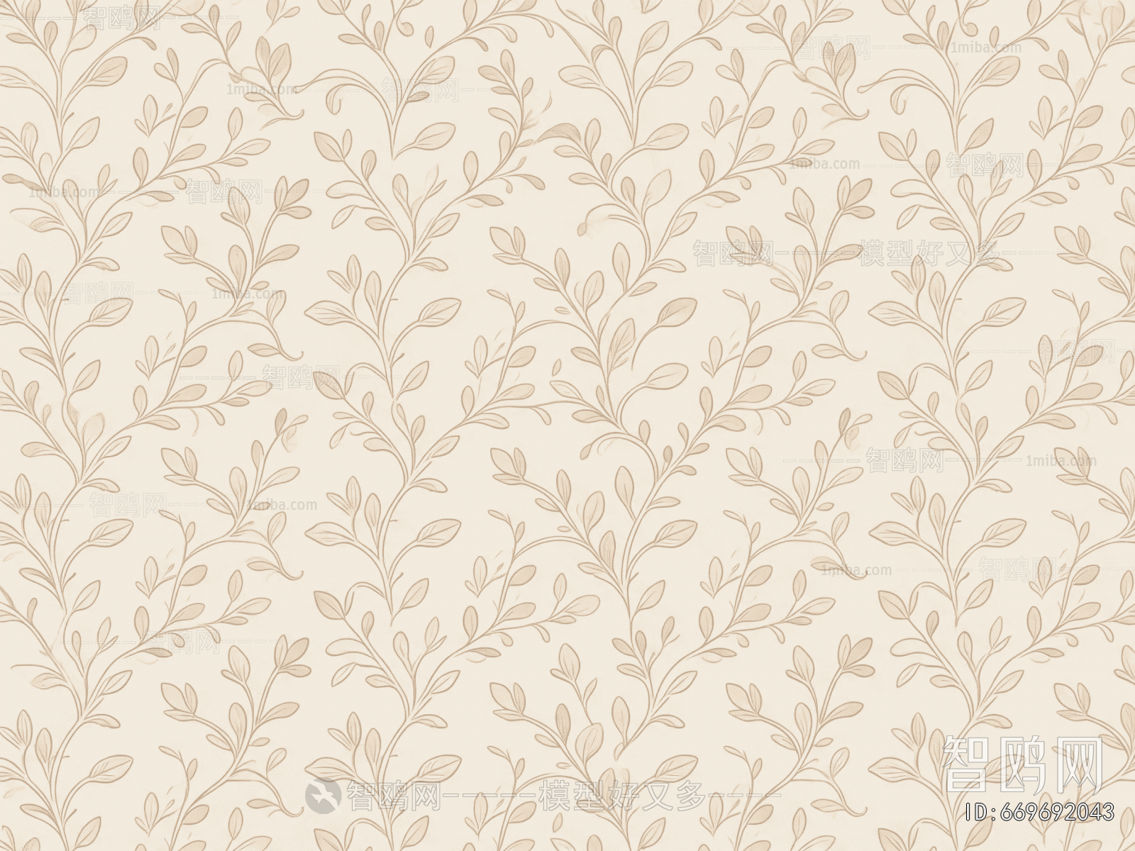 Animal And Plant Pattern Wallpaper