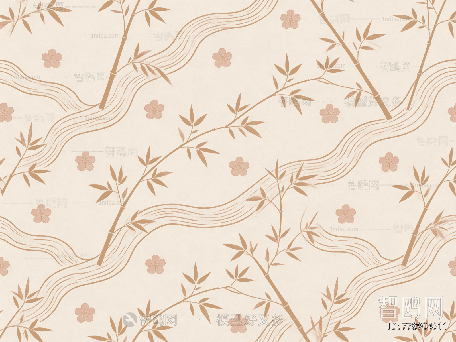Animal And Plant Pattern Wallpaper