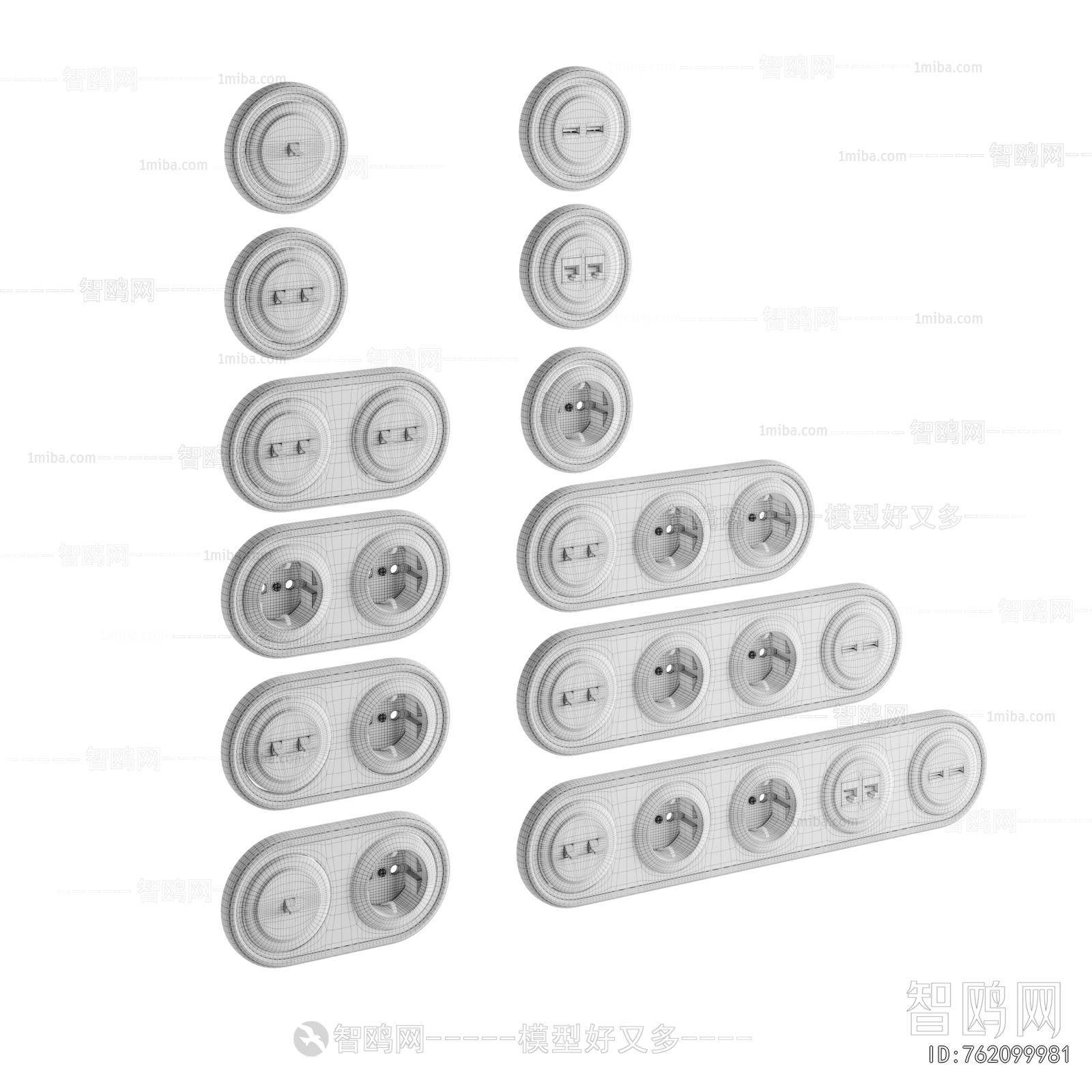 Modern Switch Socket Panel