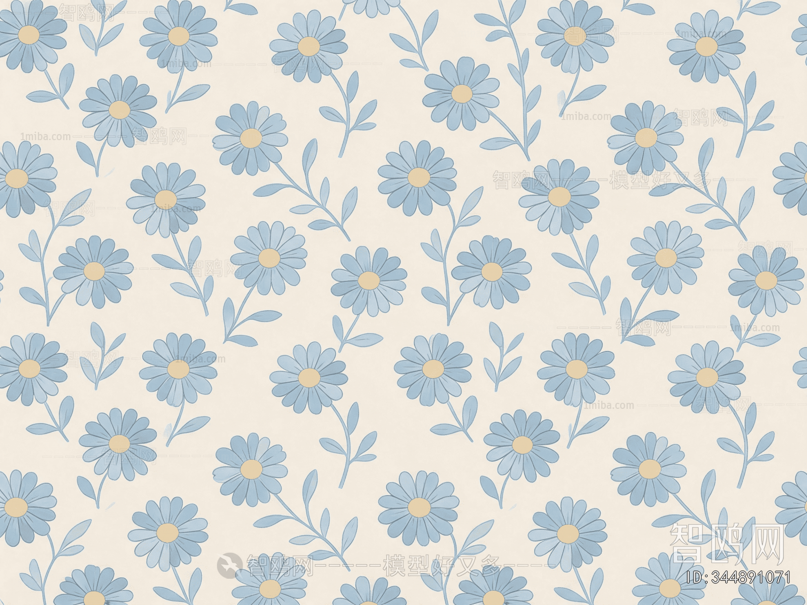 Animal And Plant Pattern Wallpaper