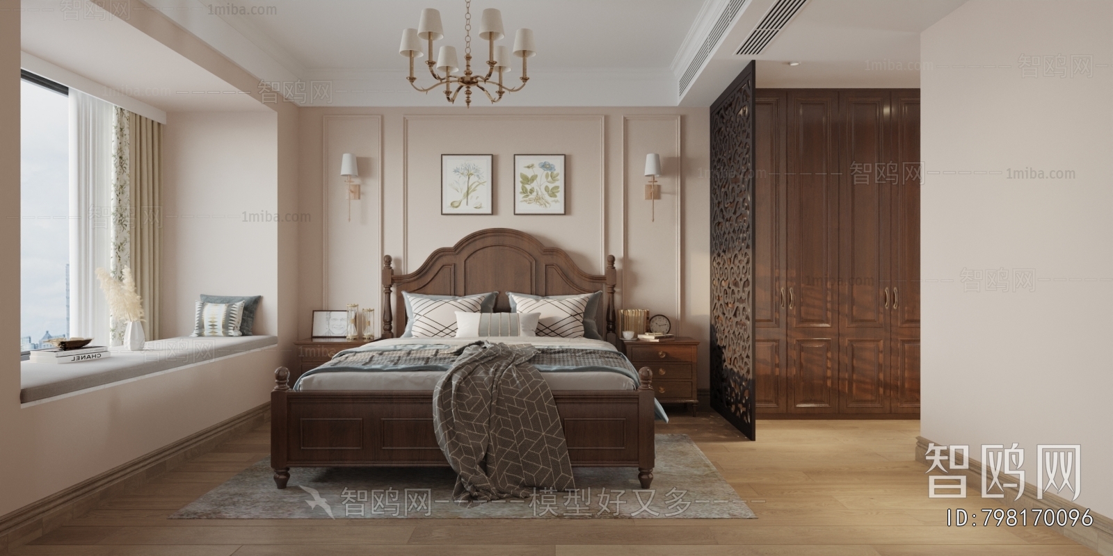 American Style Bedroom