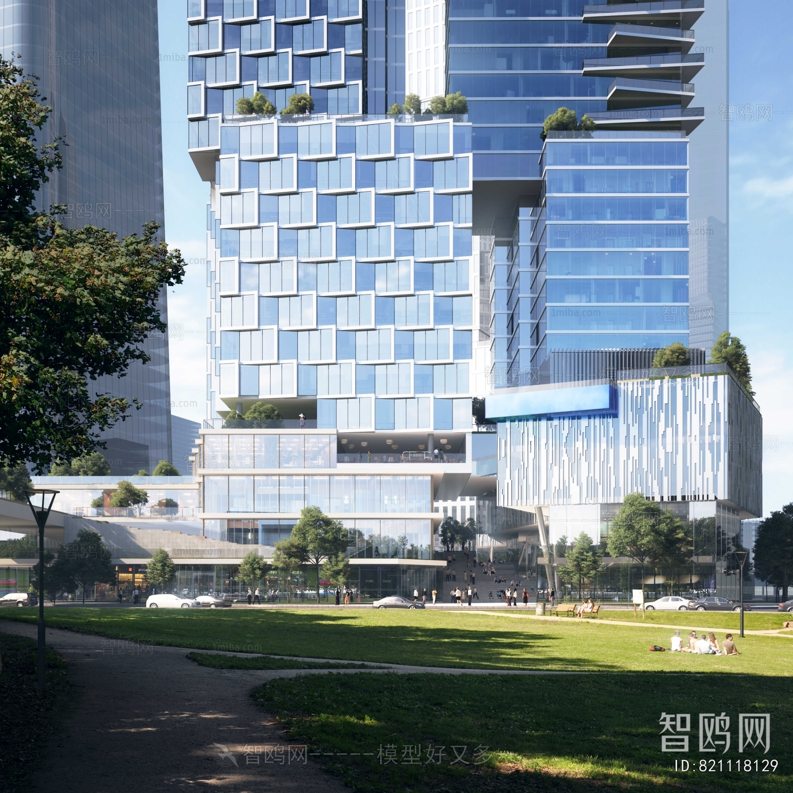 Modern Appearance Of Commercial Building