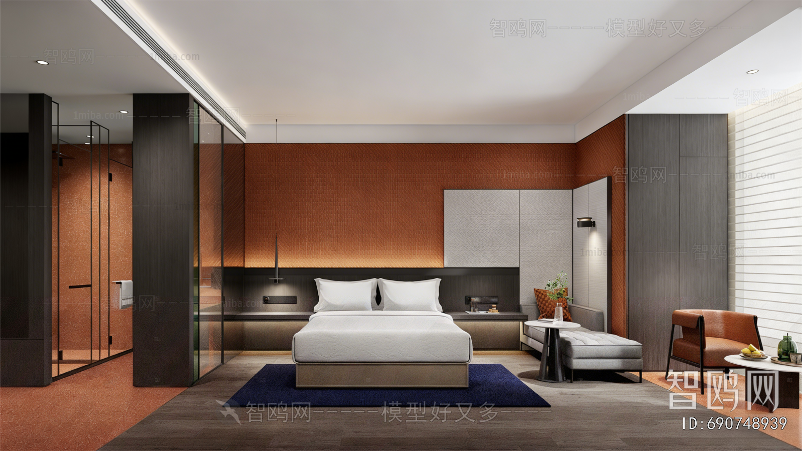 Modern Guest Room
