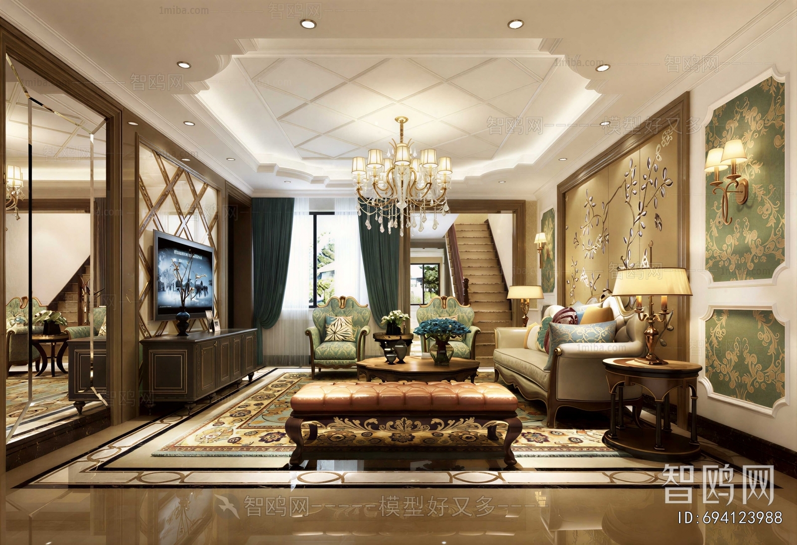 European Style A Living Room