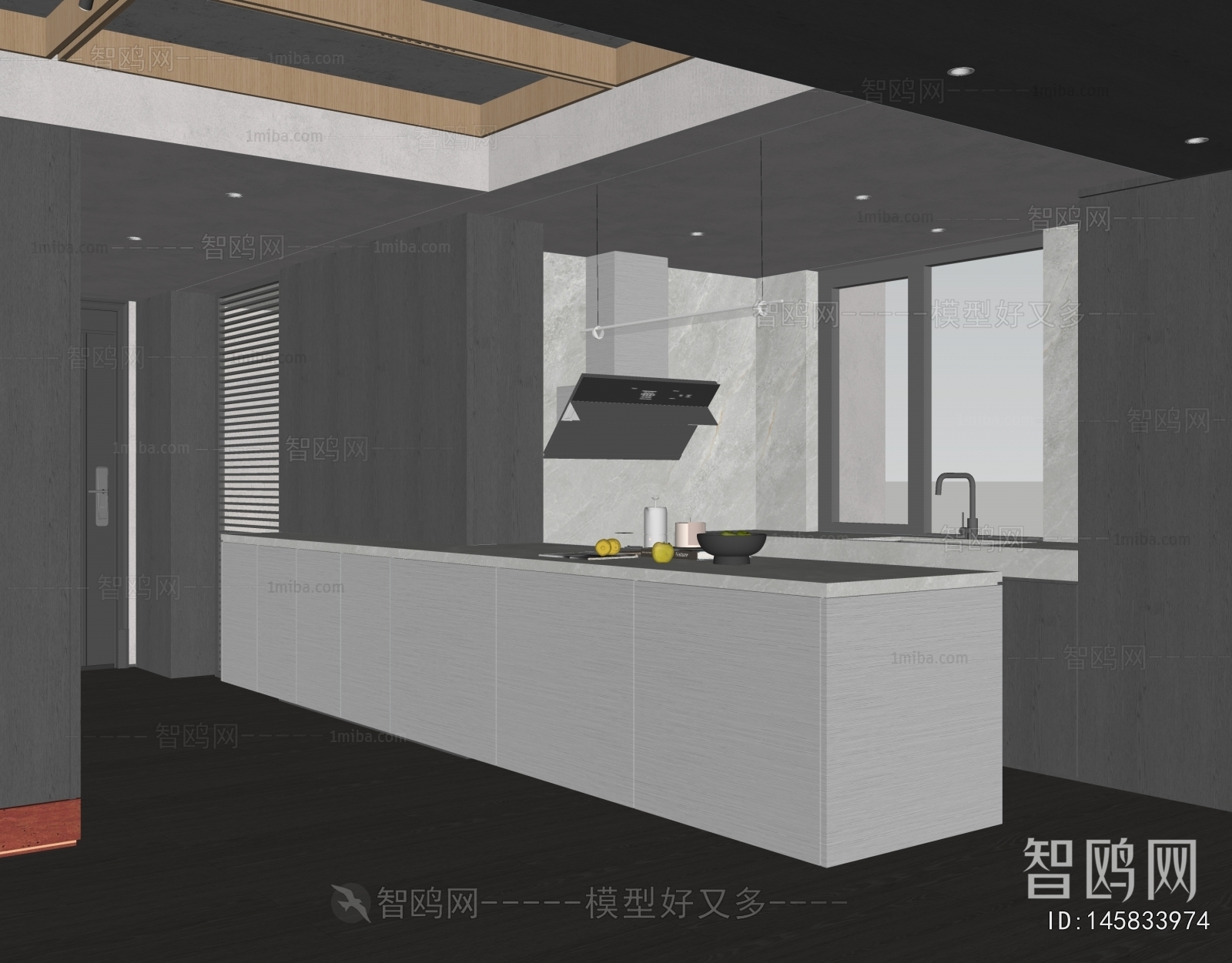 Modern Open Kitchen