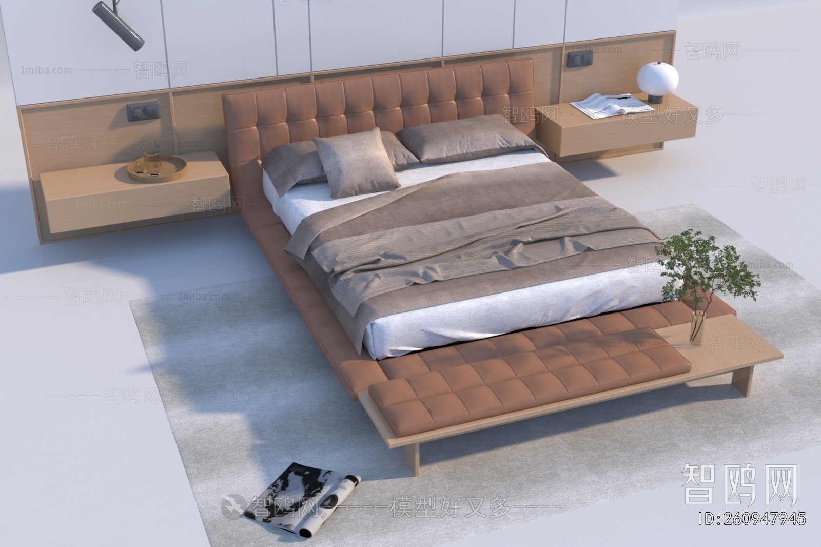 Modern Double Bed