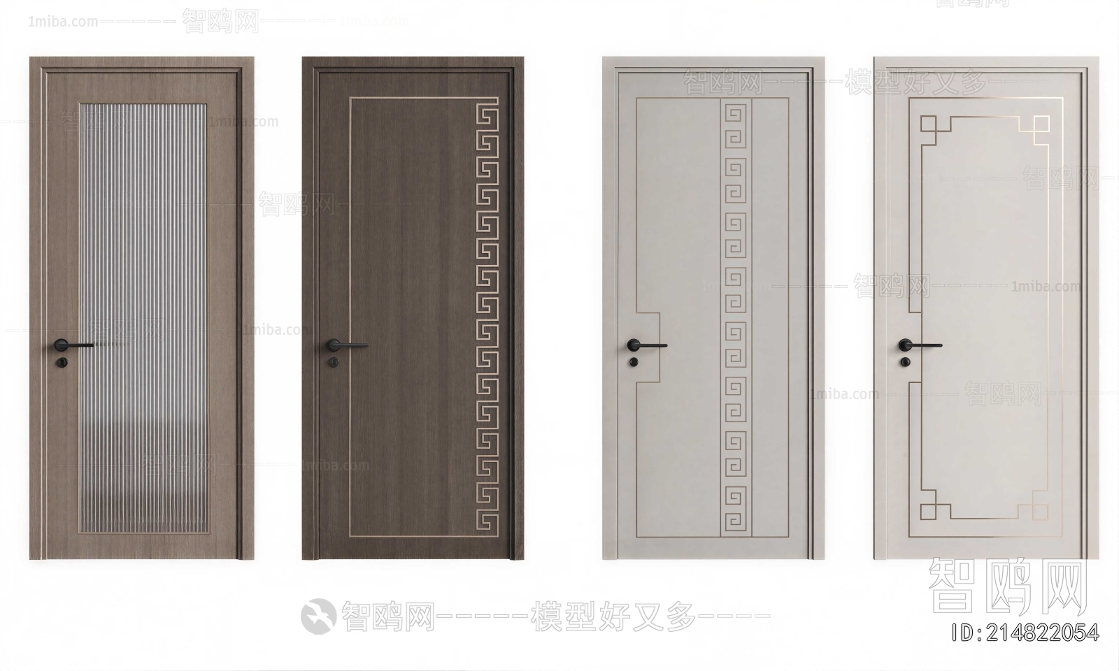 New Chinese Style Single Door