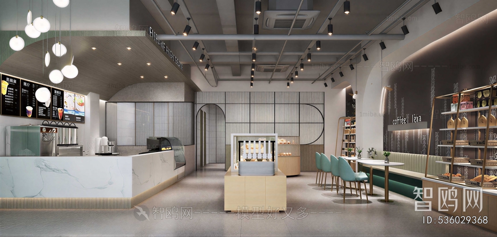 Modern Milk Tea Shop