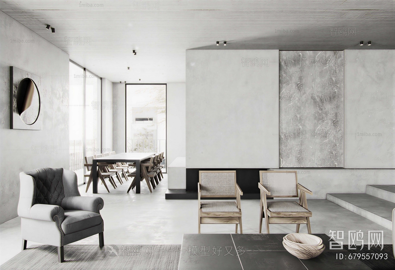 Wabi-sabi Style A Living Room