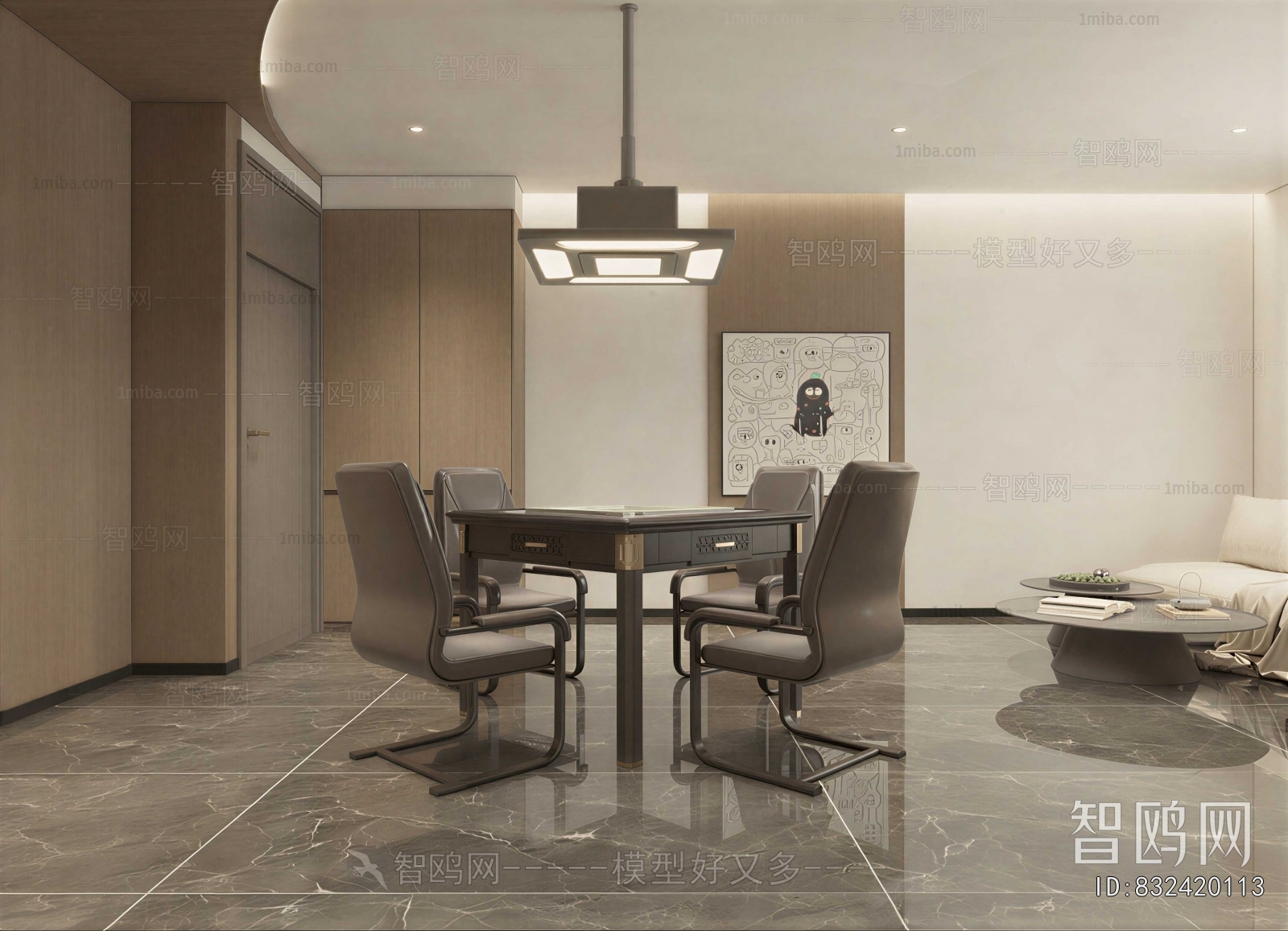 Modern Chess And Card Room