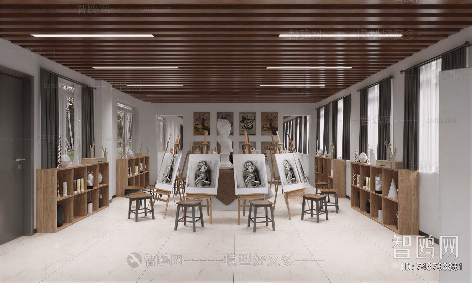 Modern Art Room