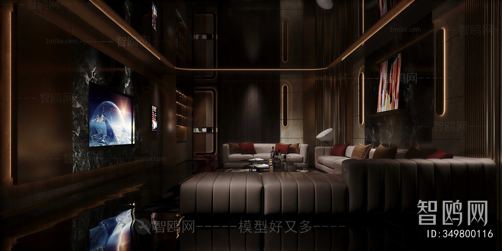 Modern Audiovisual Room