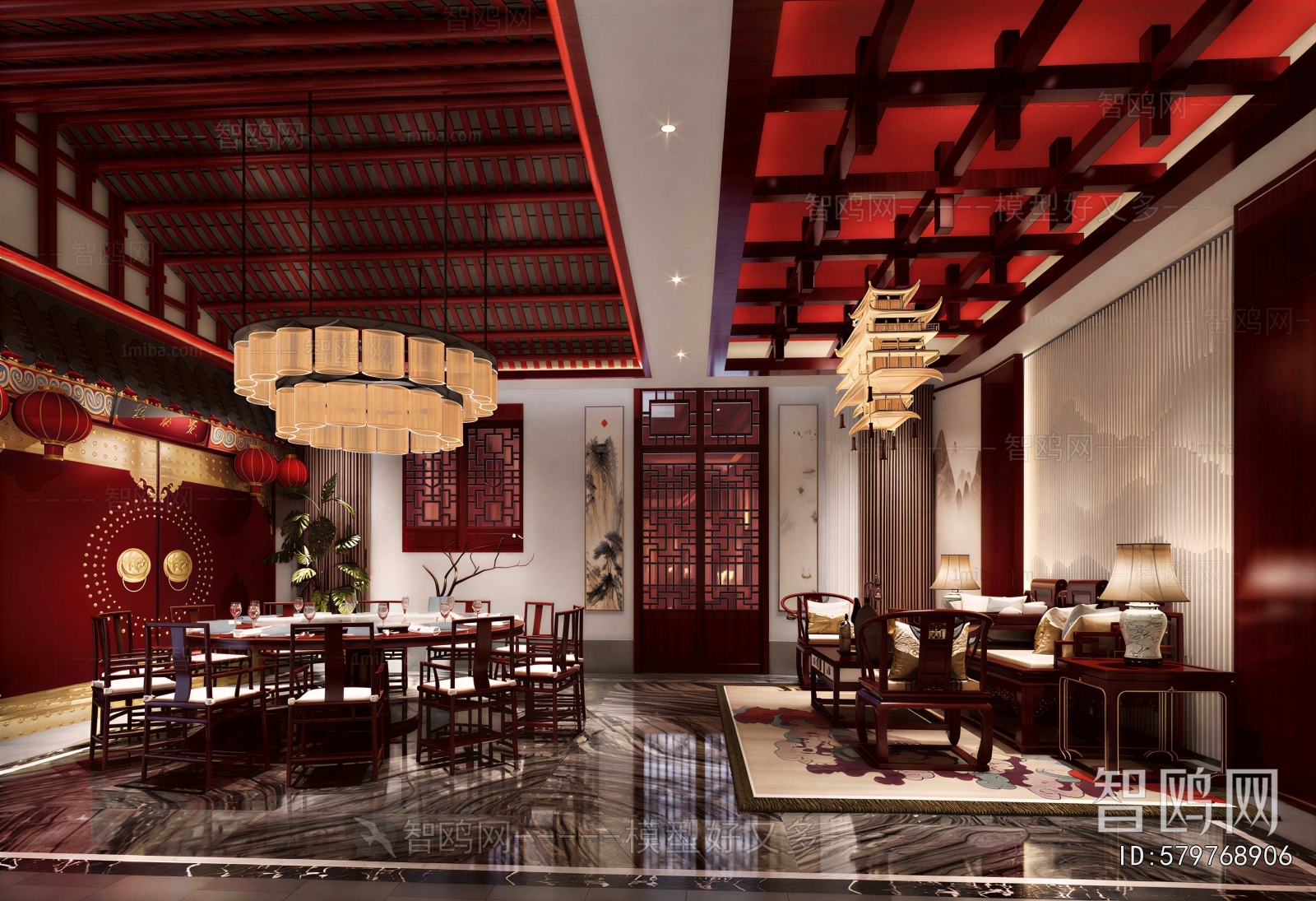 Chinese Style Restaurant Box