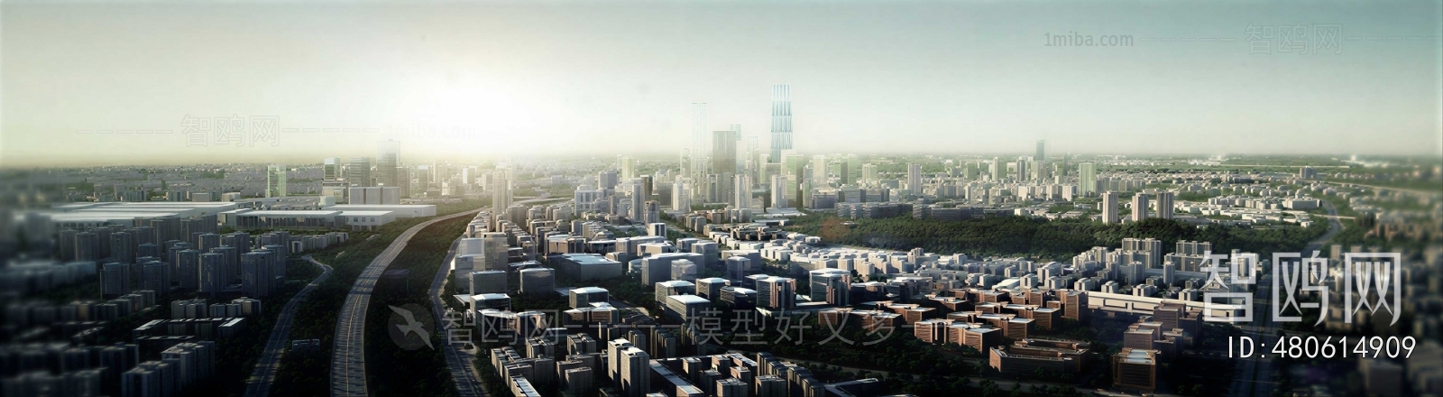 Modern Architectural Bird's-eye View Planning