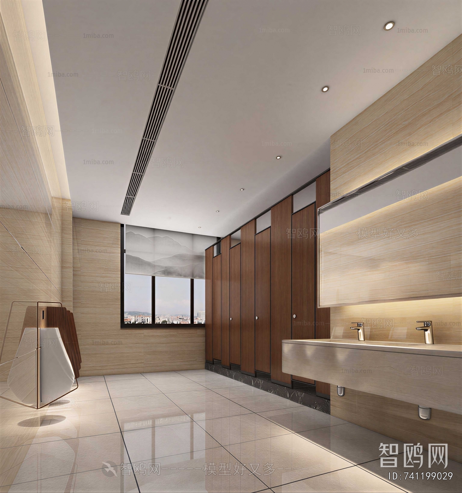 Modern Public Toilet