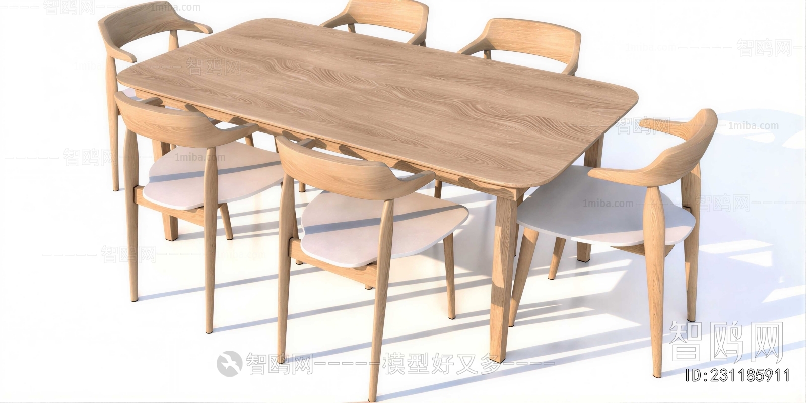 Nordic Style Dining Table And Chairs