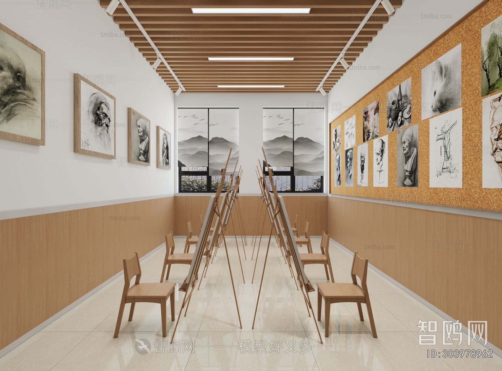 New Chinese Style School Classrooms