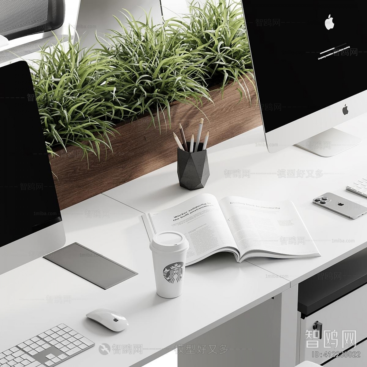 Modern Office Desk And Chair