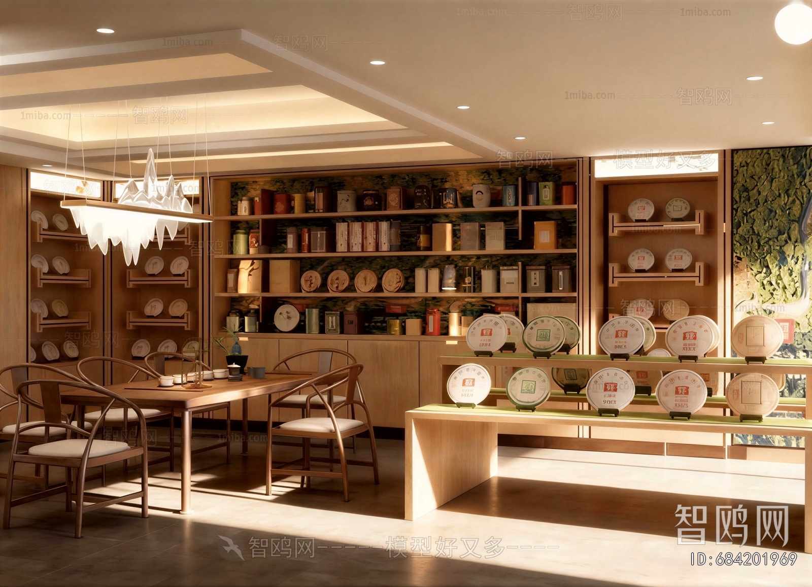 New Chinese Style Tea Shop