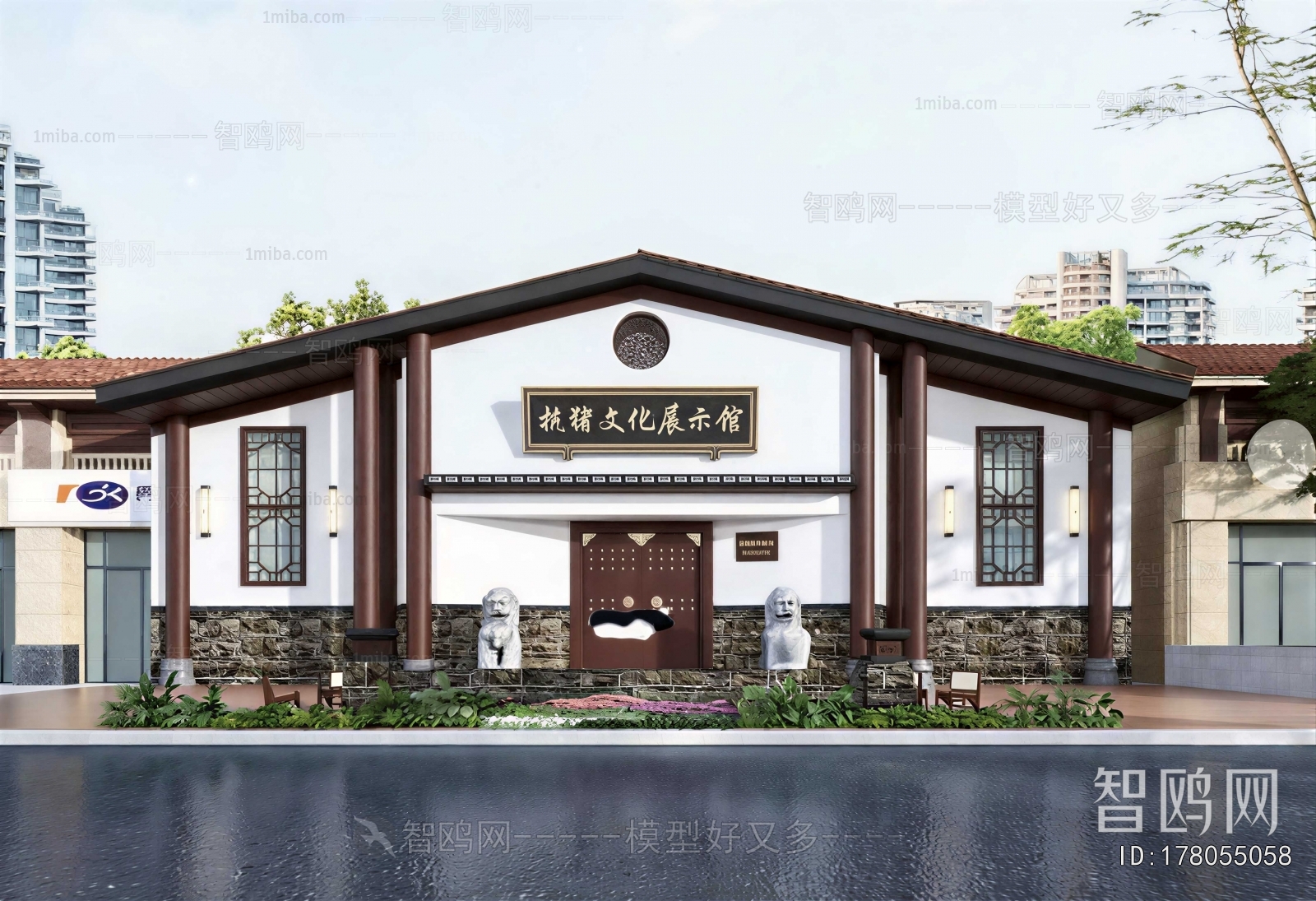 Chinese Style Architecture Of Artistic Style