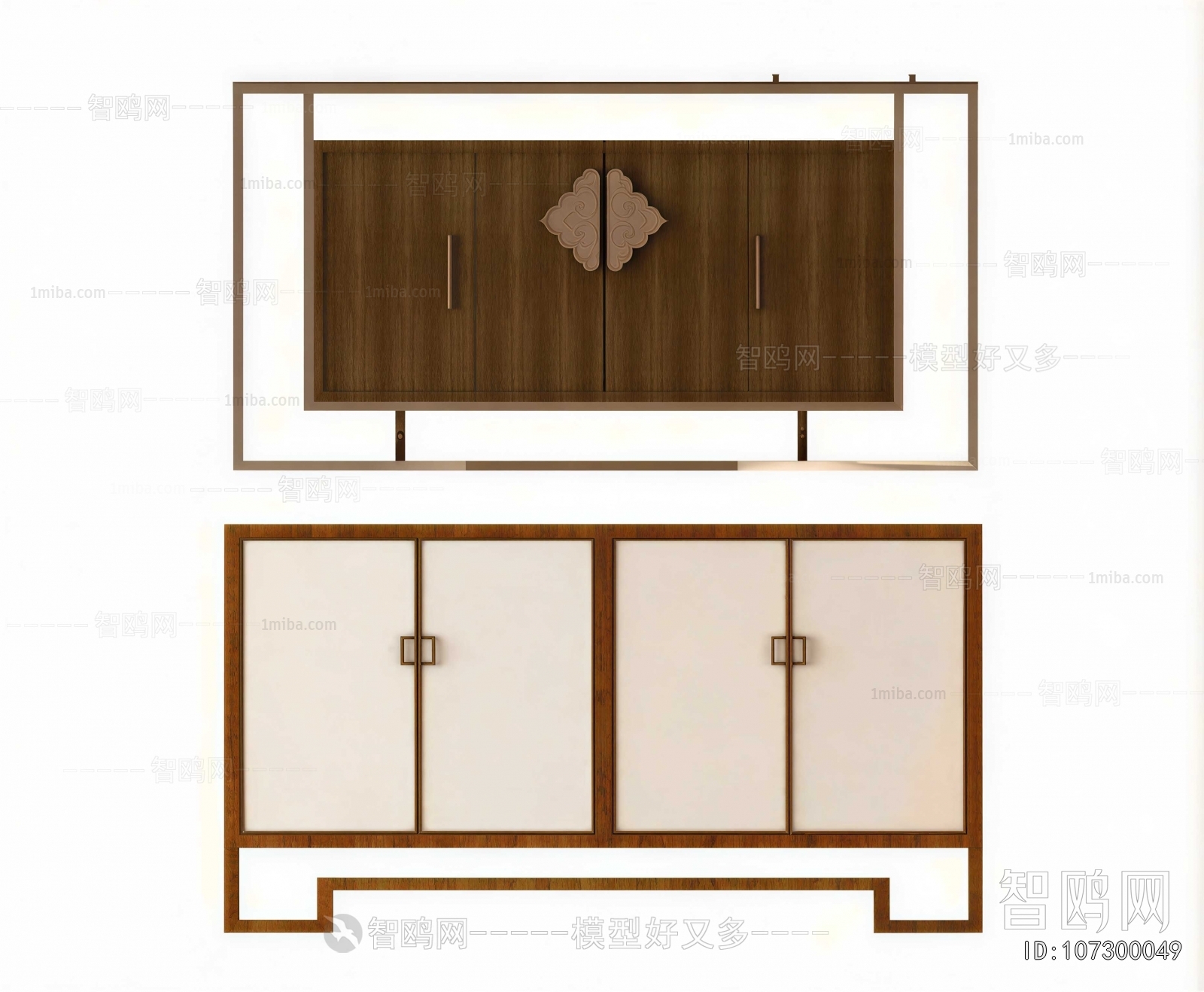 New Chinese Style Entrance Cabinet