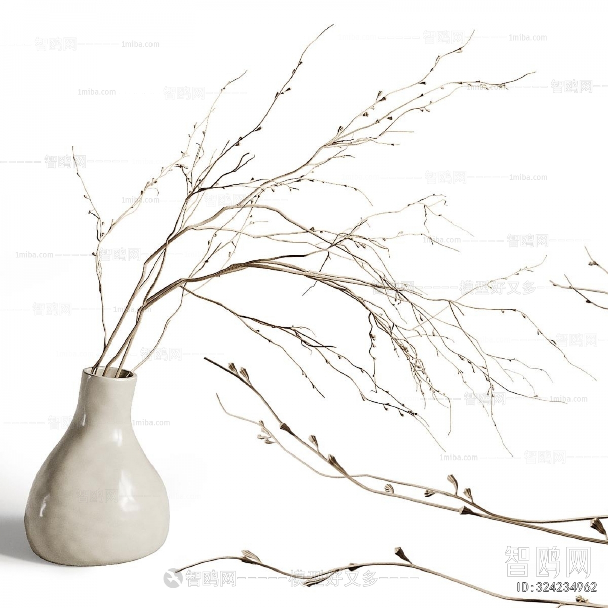 Modern Dried Branch