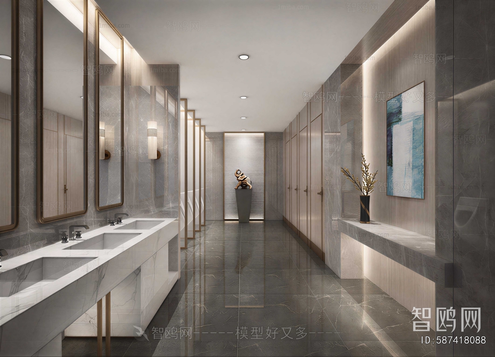 Modern Public Toilet