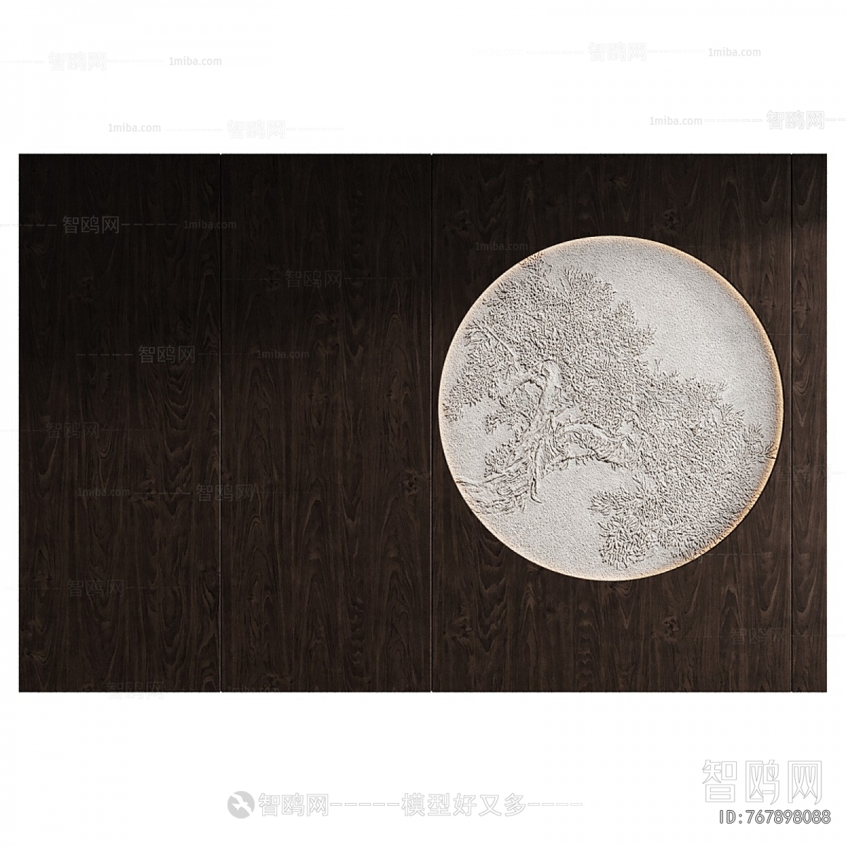 New Chinese Style TV Wall