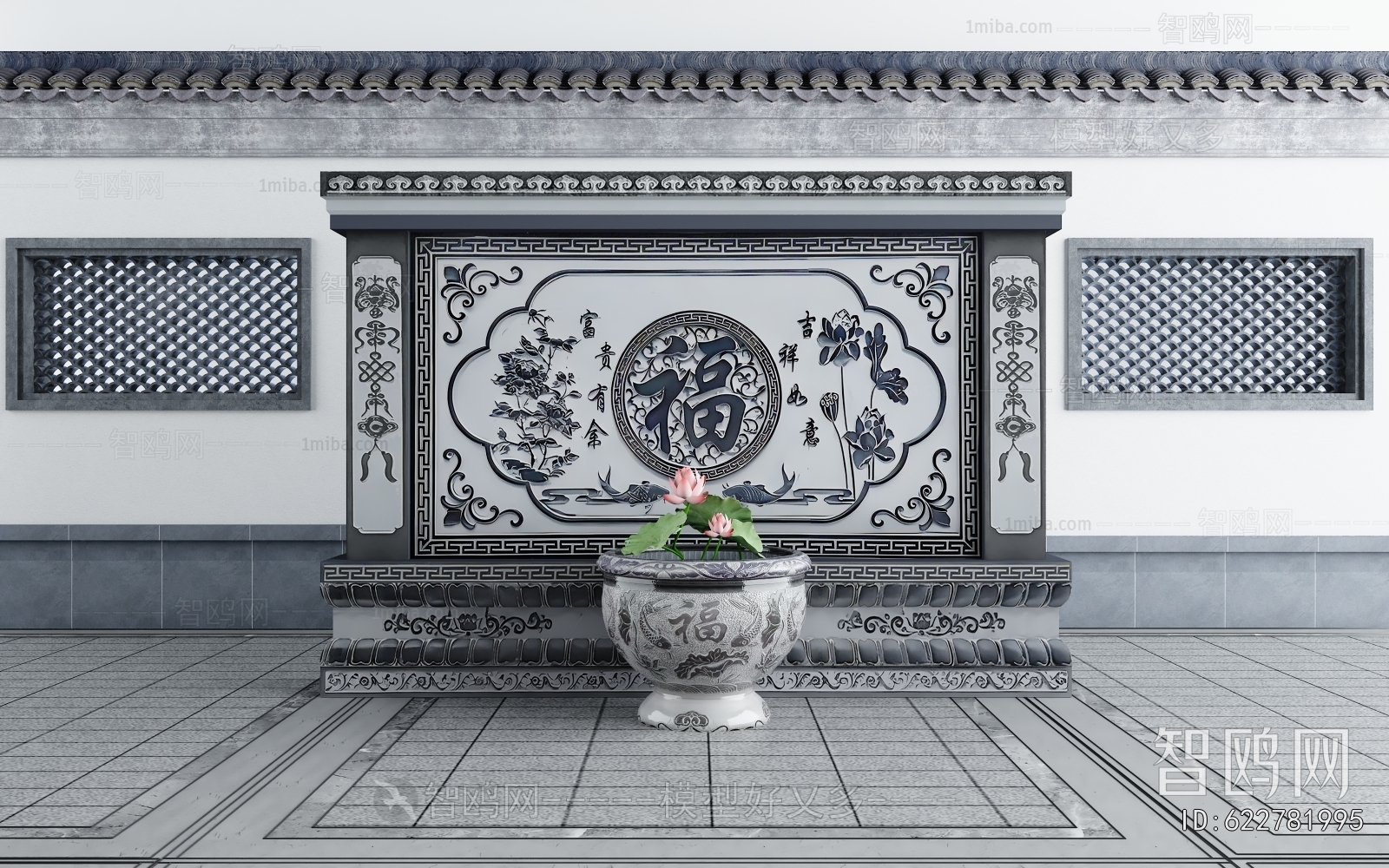 Chinese Style Landscape Wall