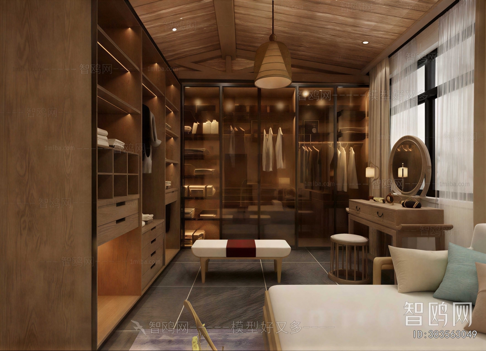 Modern Clothes Storage Area