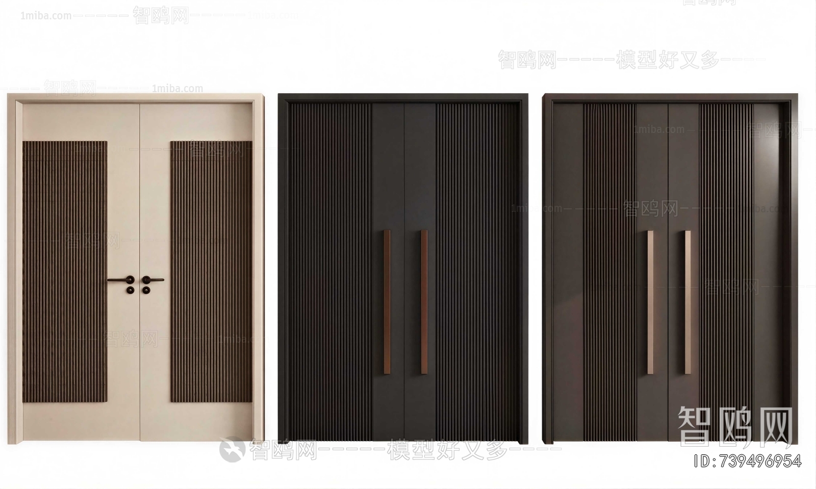 Modern Double Door