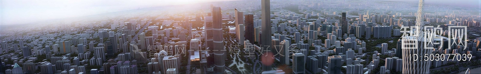 Modern Architectural Bird's-eye View Planning