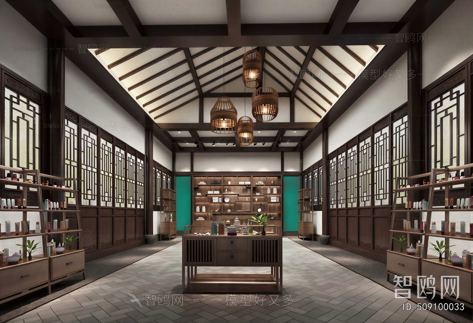 New Chinese Style Exhibition Hall