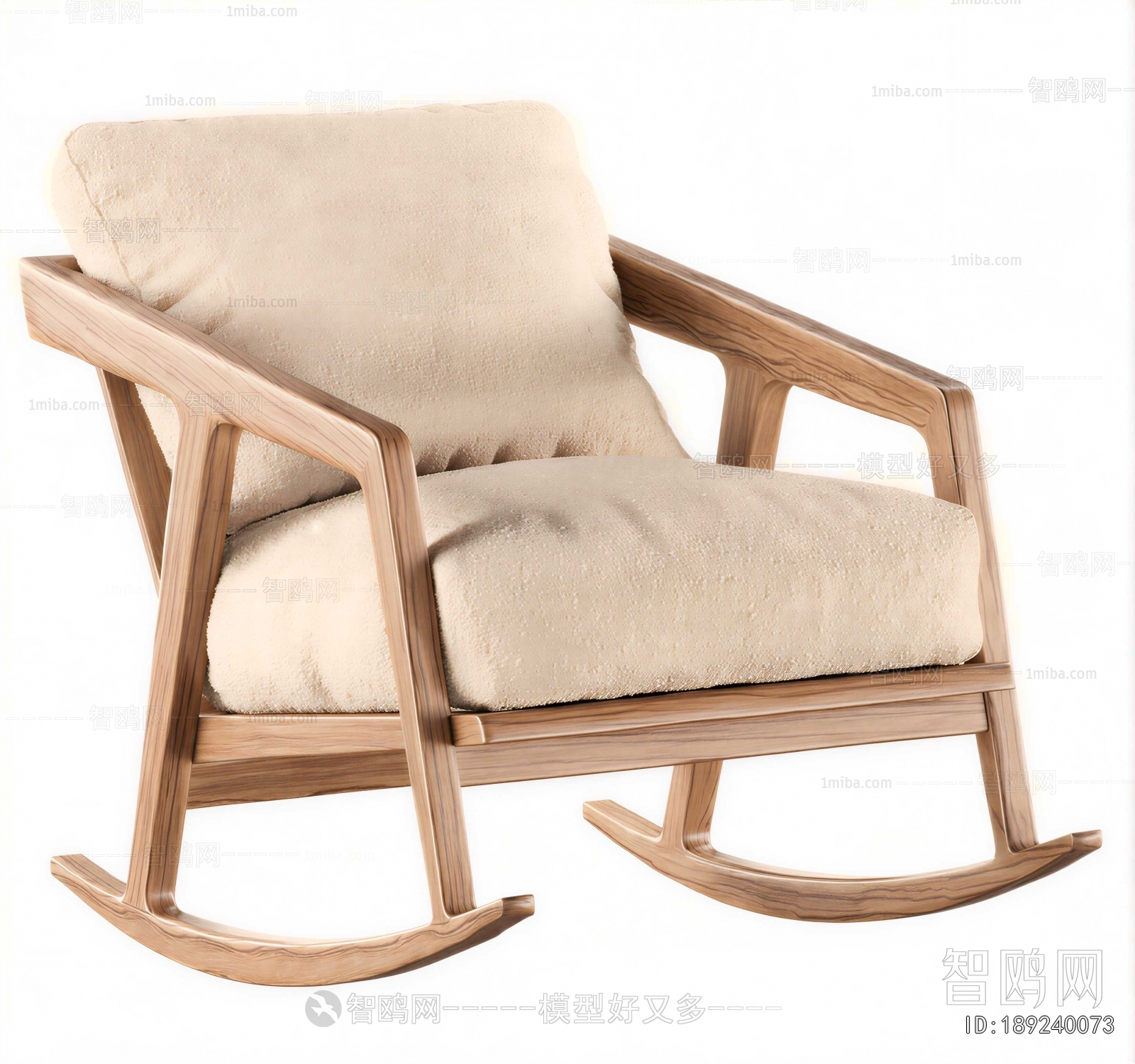 Nordic Style Rocking Chair