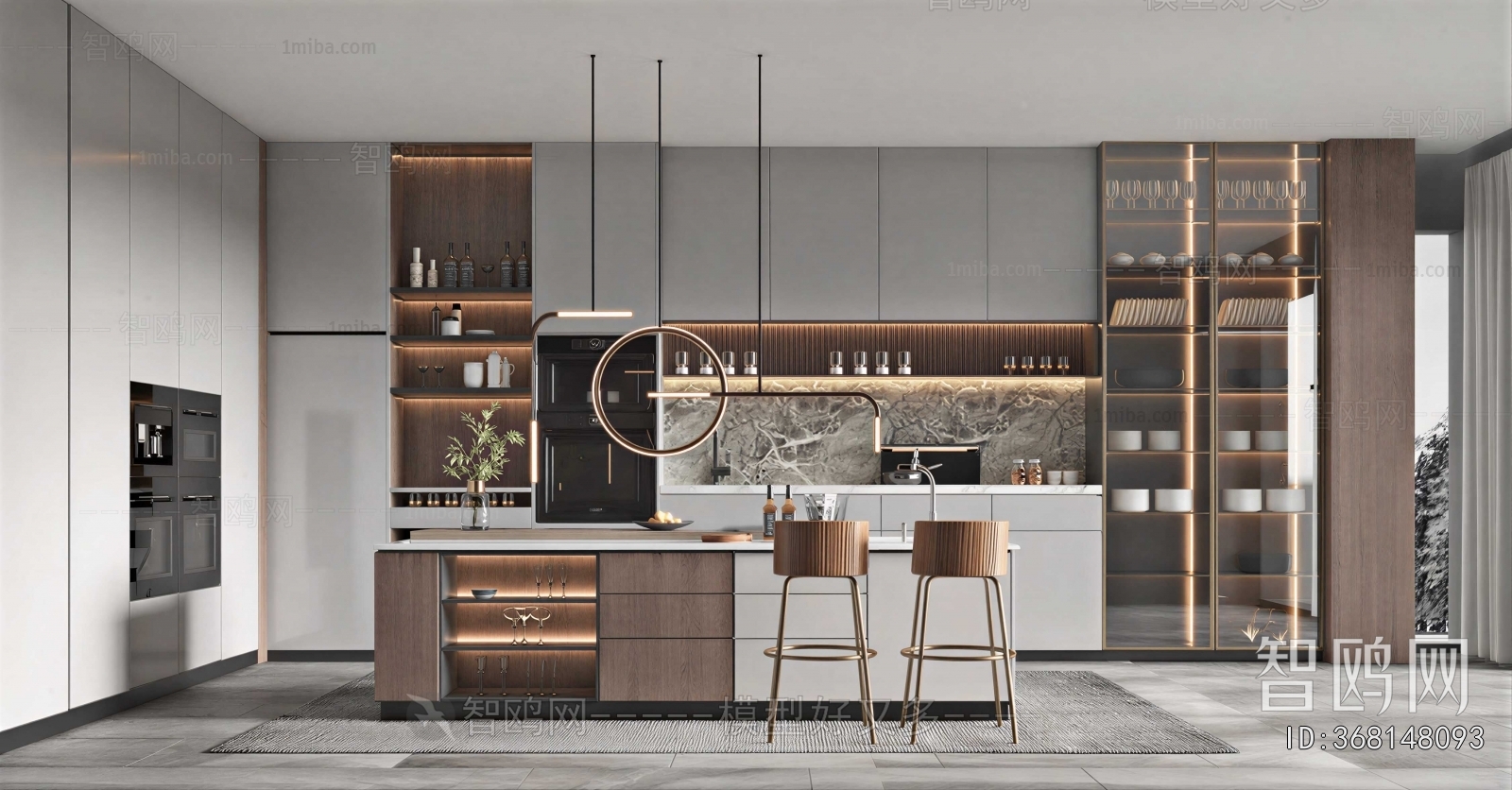 Modern Open Kitchen