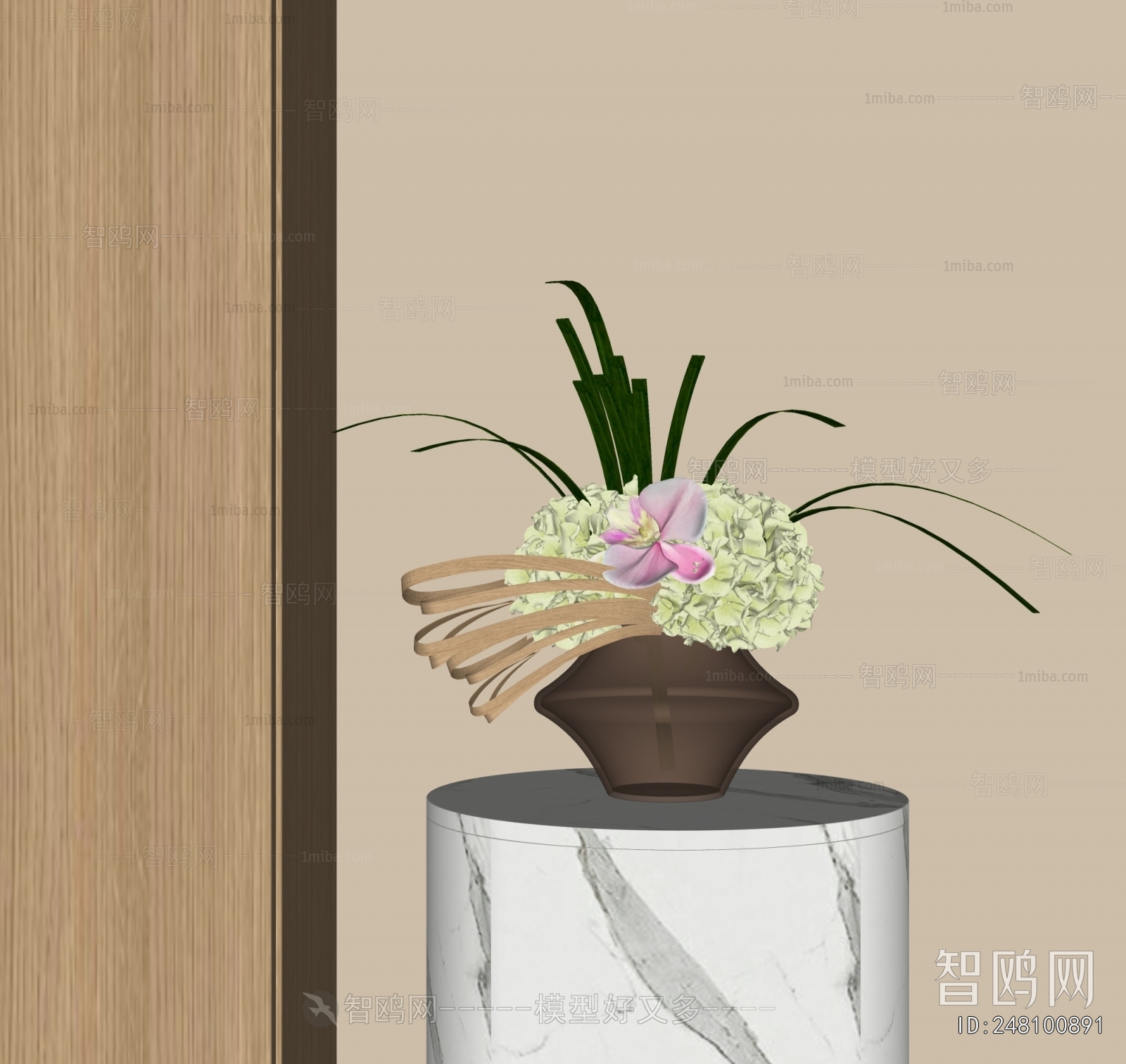 New Chinese Style Flower Arrangement