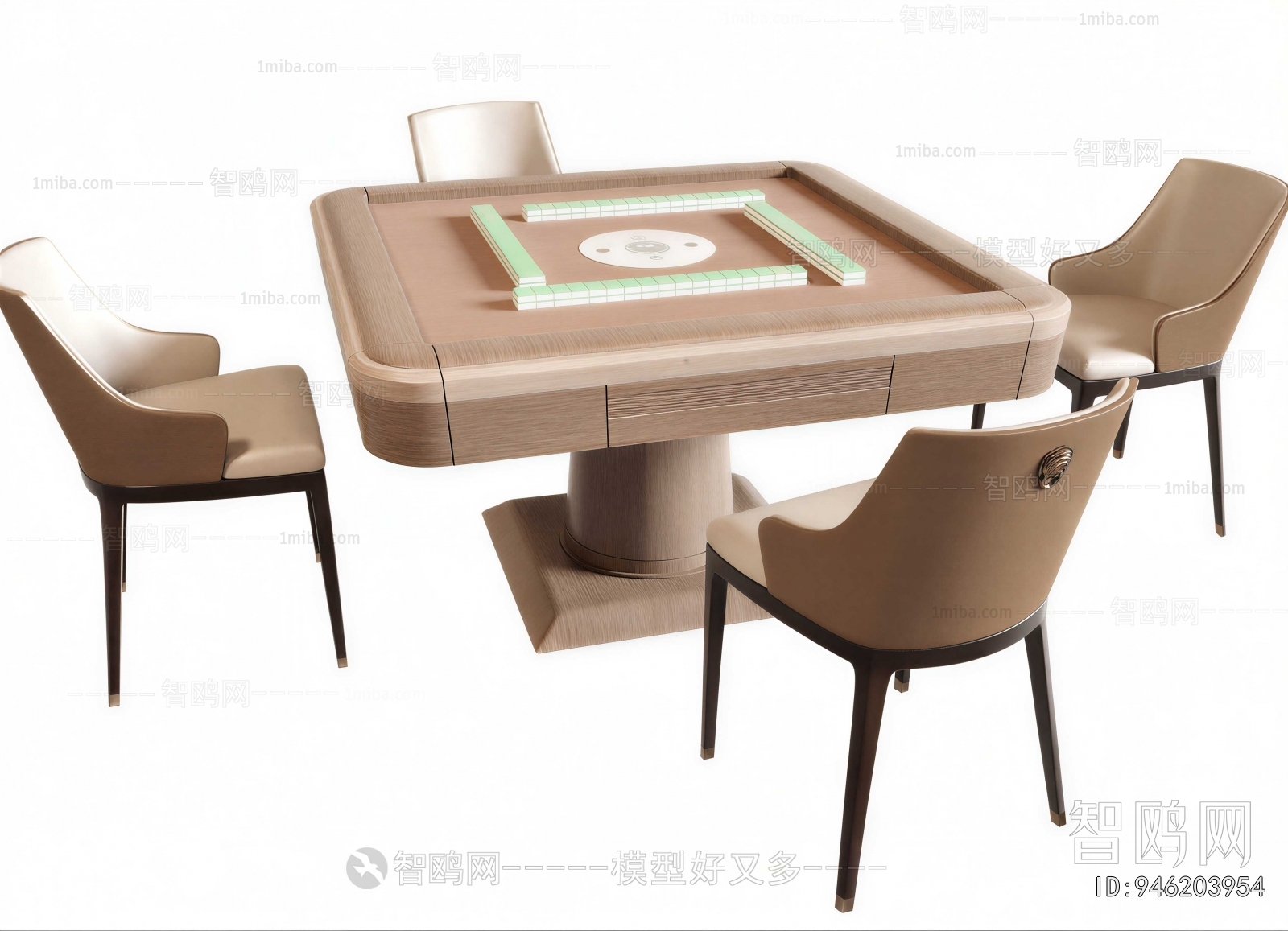 Modern Mahjong Tables And Chairs