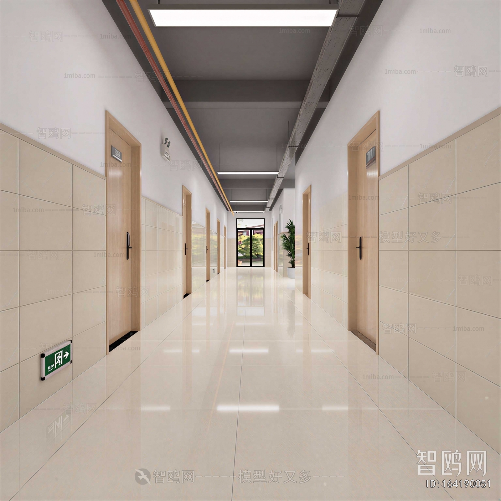 Modern Office Aisle