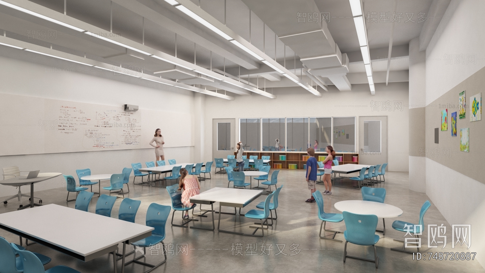 Modern School Classrooms