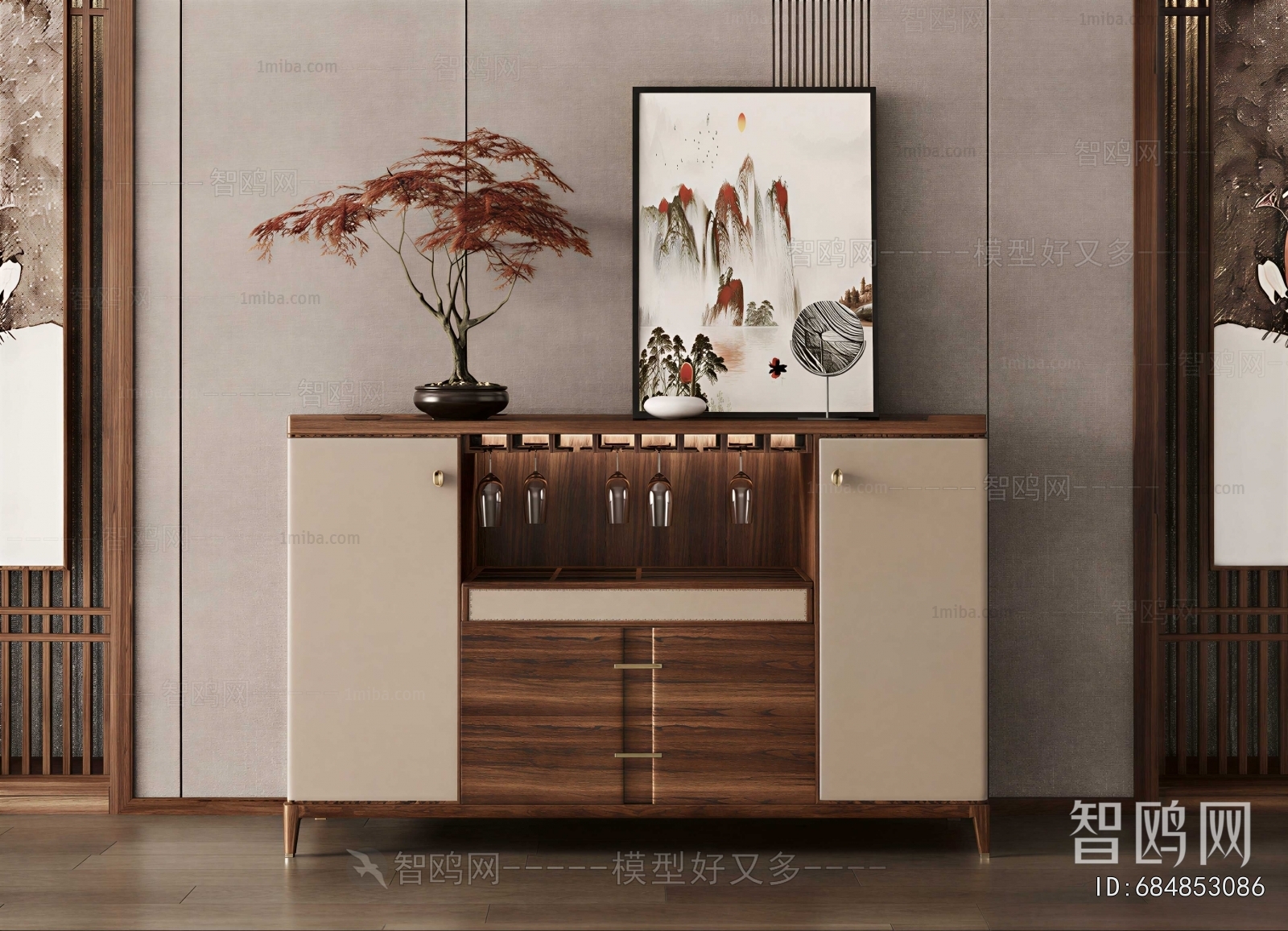 New Chinese Style Sideboard