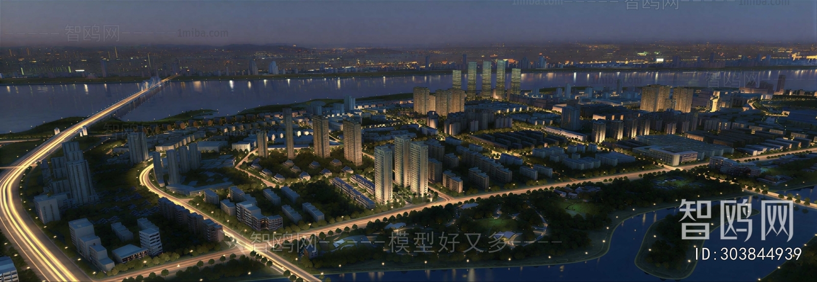 Modern Architectural Bird's-eye View Planning