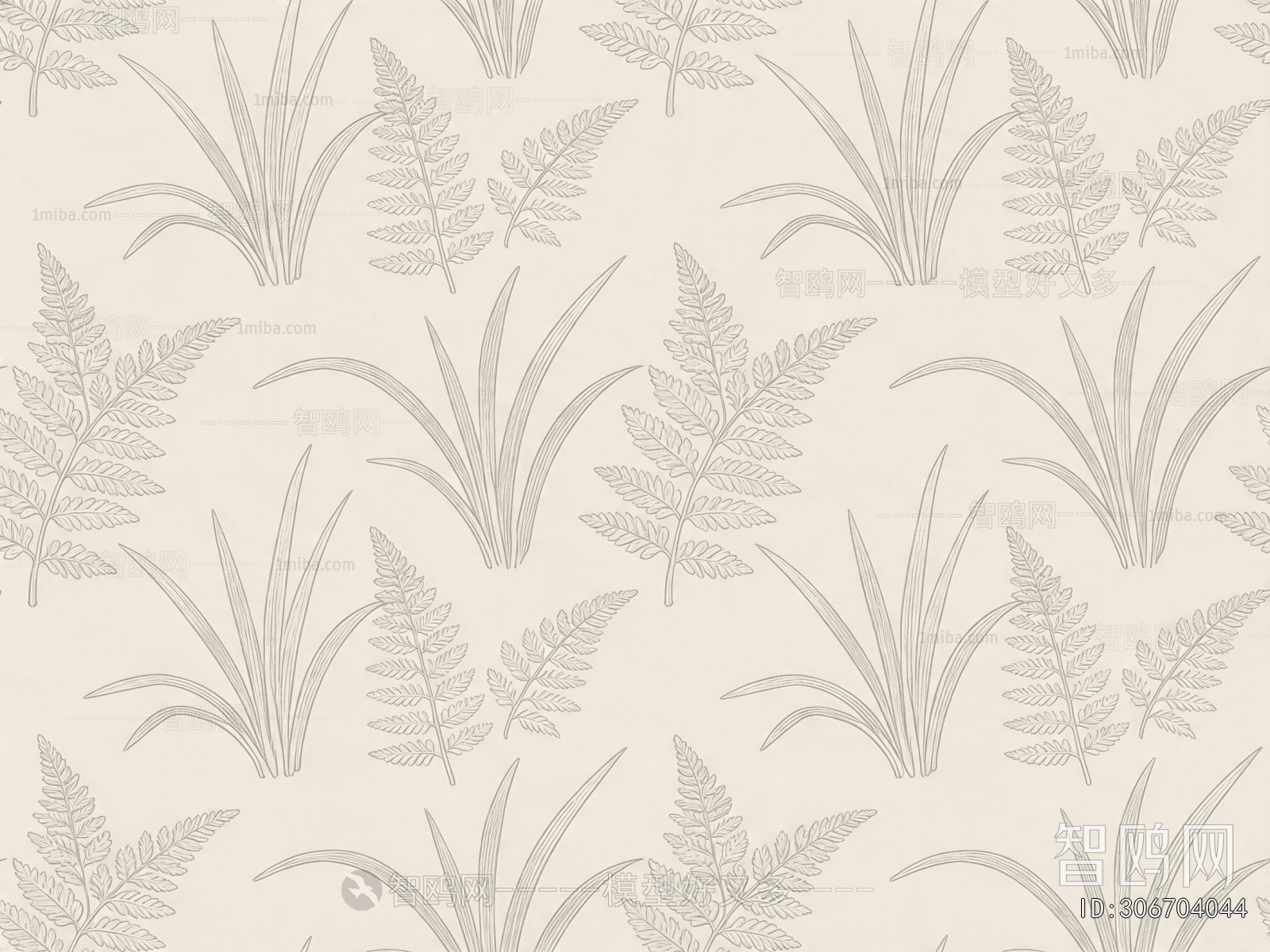 Animal And Plant Pattern Wallpaper