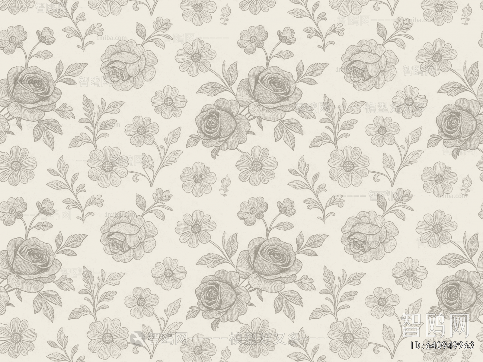 Animal And Plant Pattern Wallpaper
