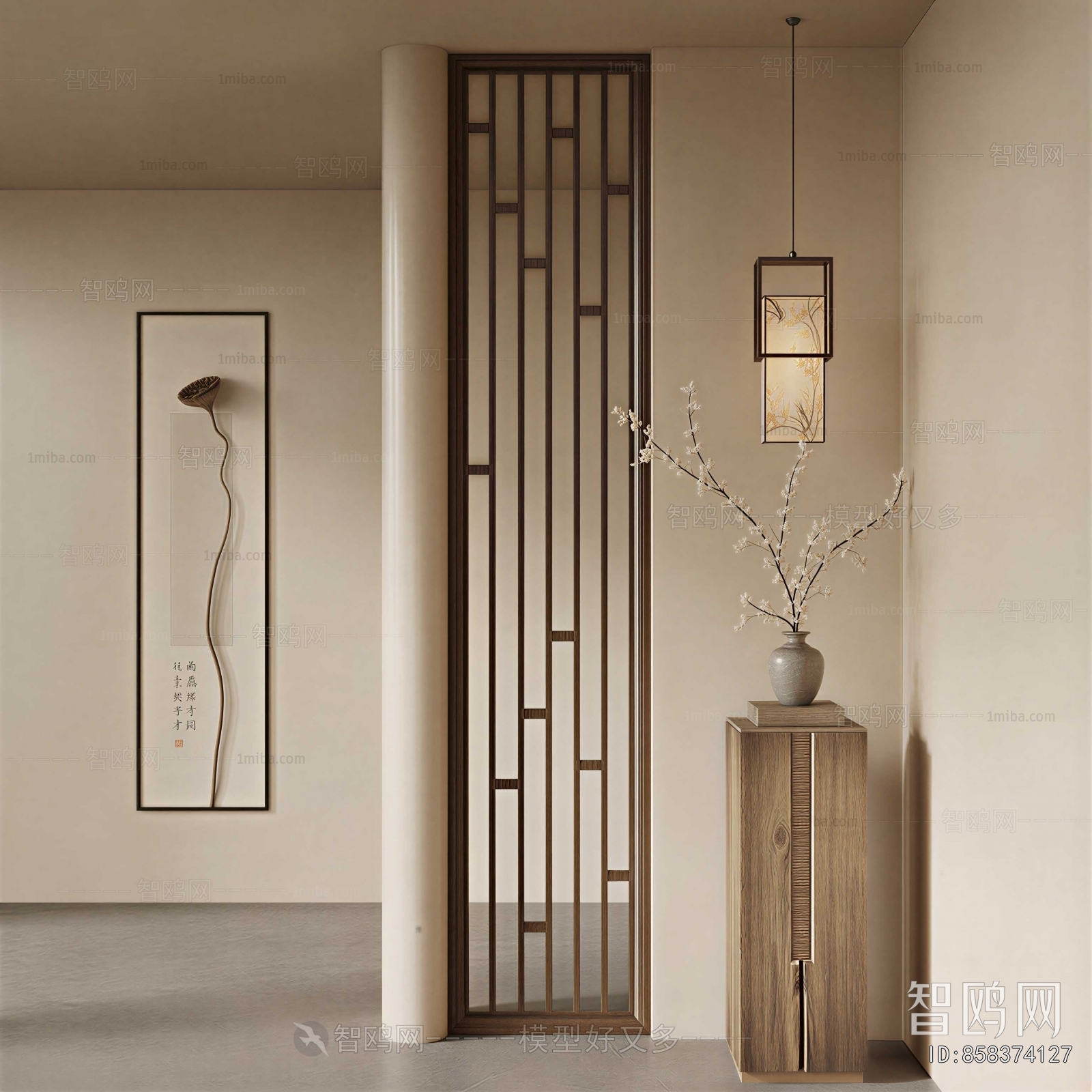 New Chinese Style Hallway
