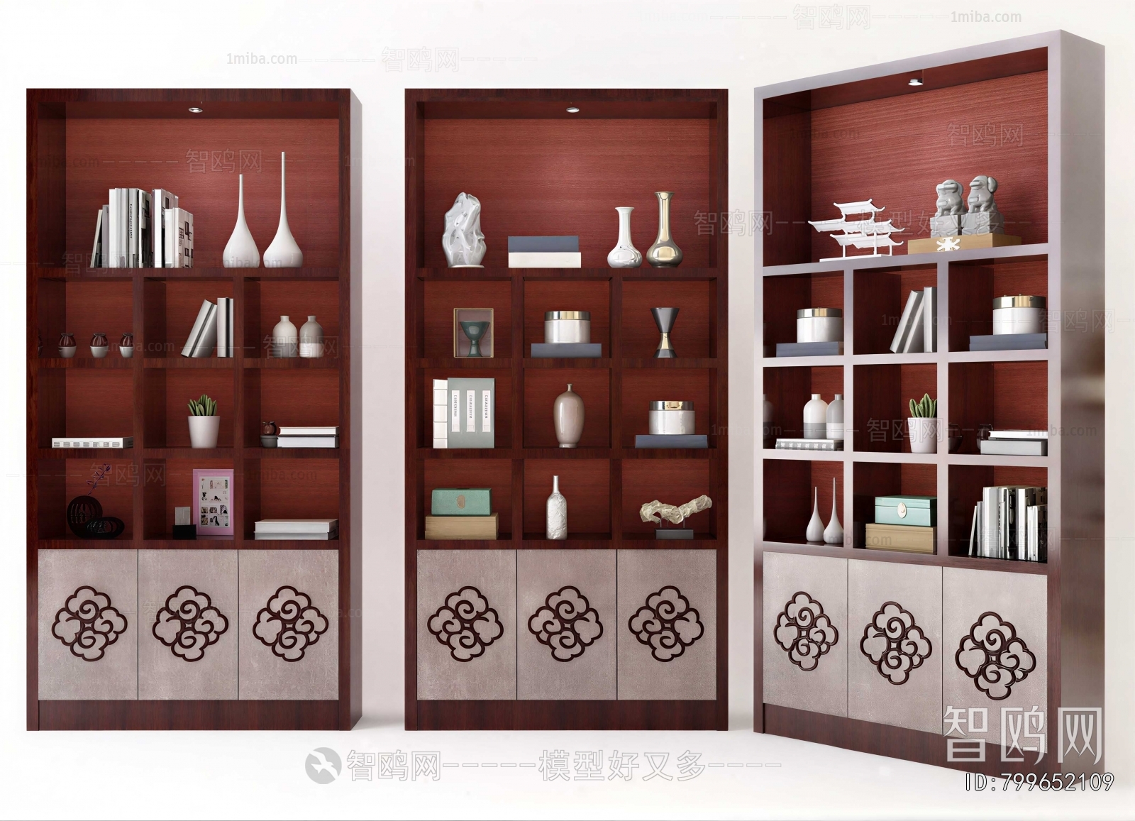 New Chinese Style Bookcase