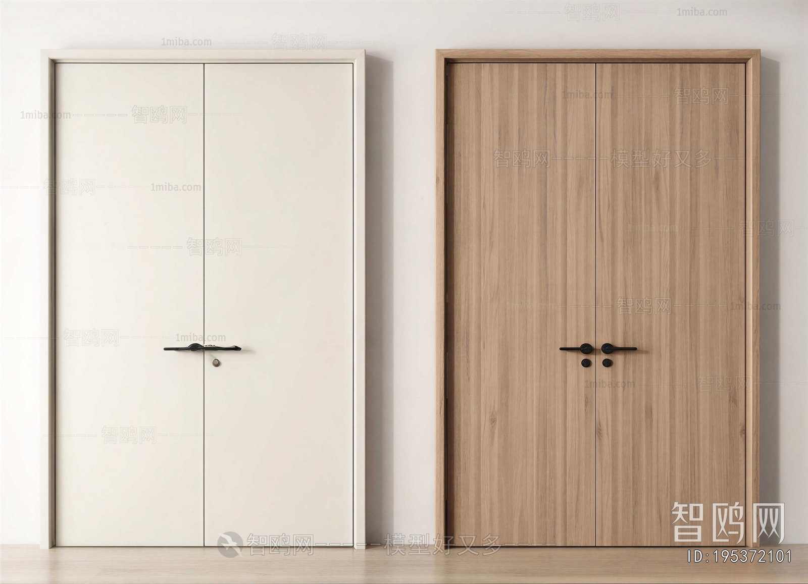 Modern Double Door