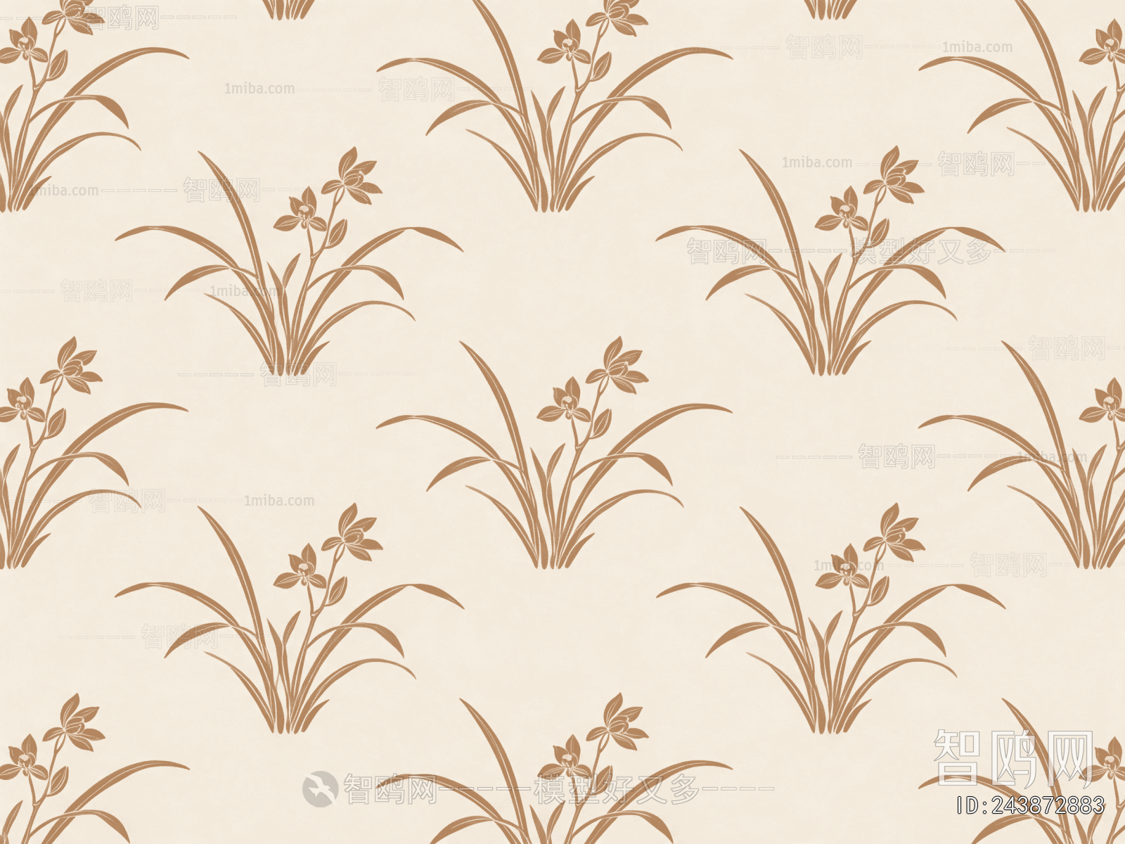 Animal And Plant Pattern Wallpaper